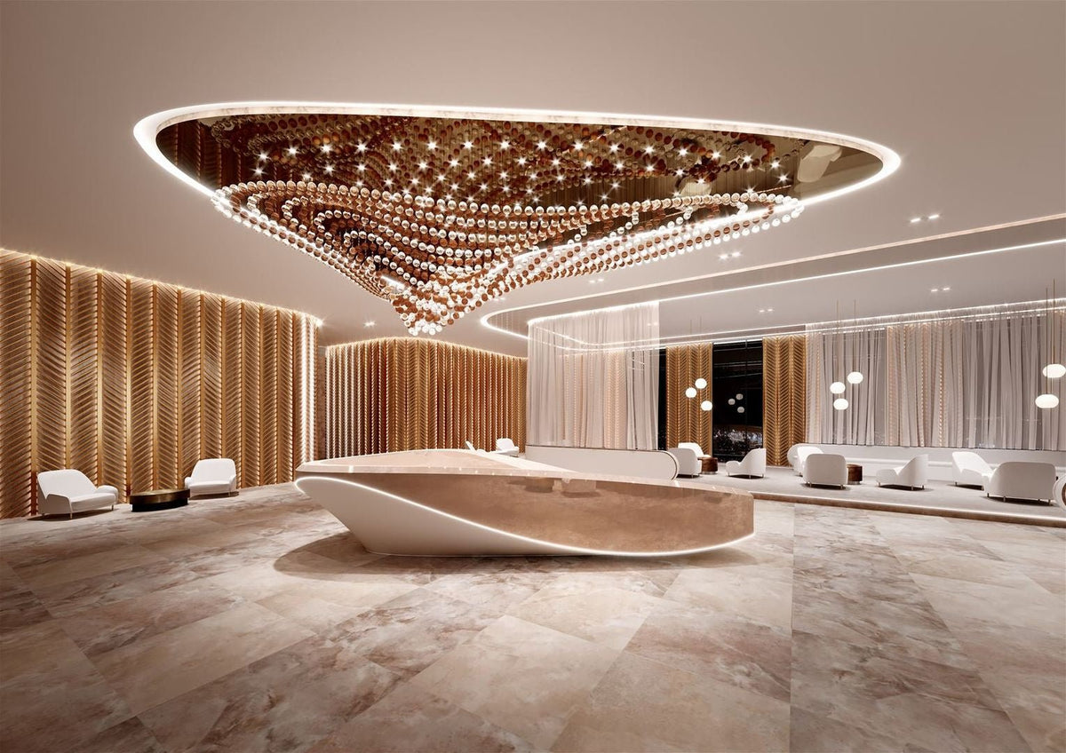 Nivren Pearl Wave Customize Chandelier