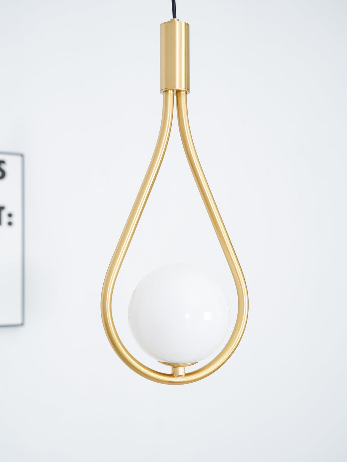 Droplet Modern Brass Pendant Light