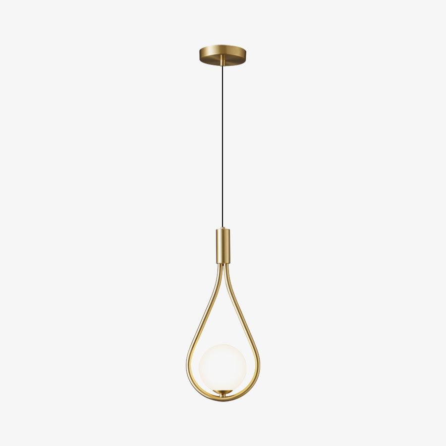 Droplet Modern Brass Pendant Light