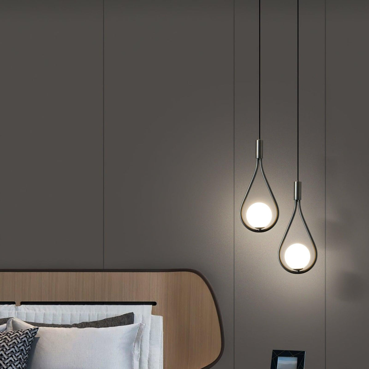 Droplet Modern Brass Pendant Light