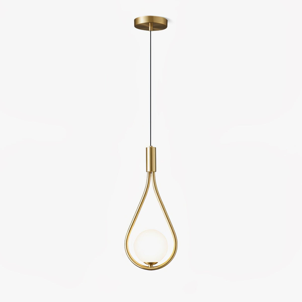 Droplet Modern Brass Pendant Light