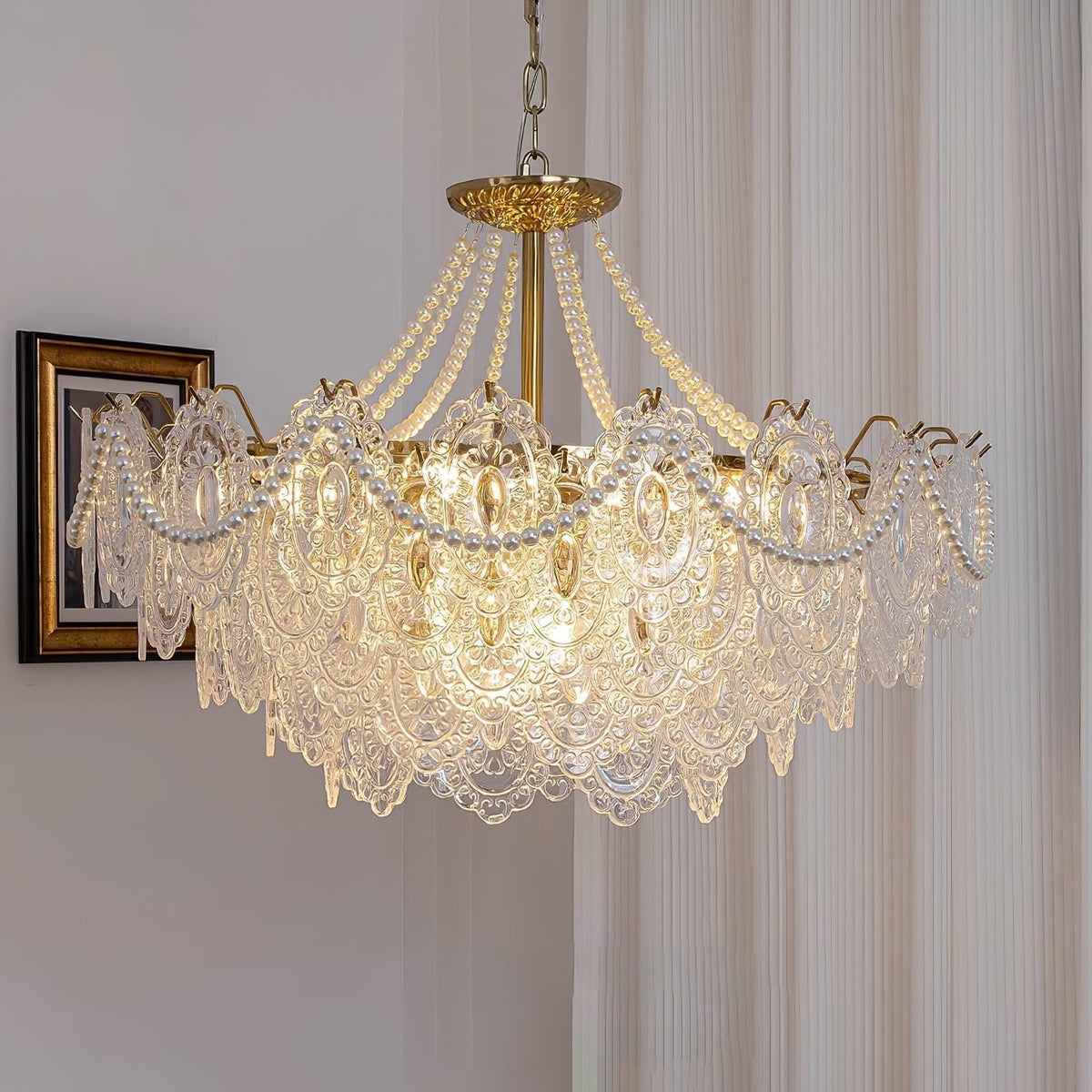 Eirivaine Glass Chandelier