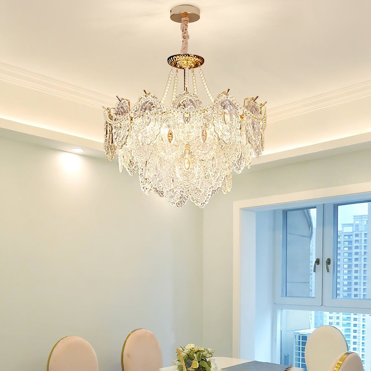 Eirivaine Glass Chandelier