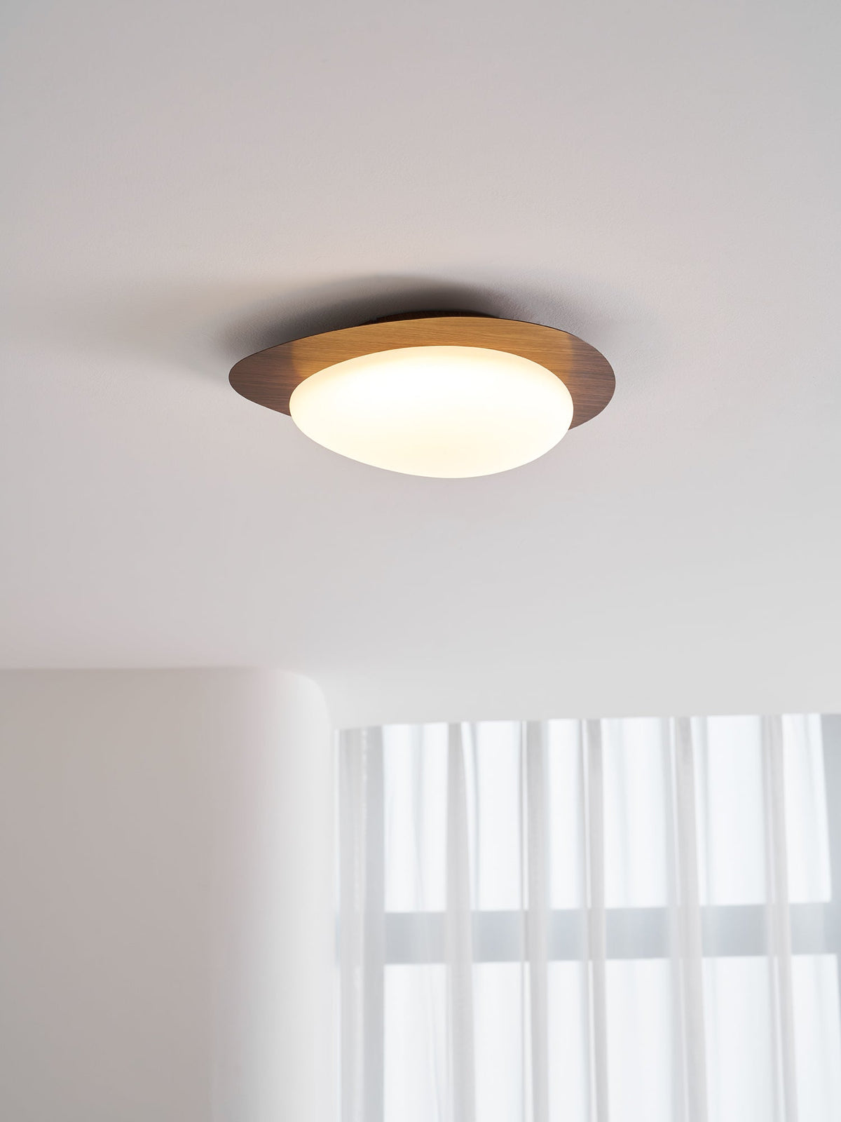 Jonoa Pebble Metal Flush Mount Ceiling Light