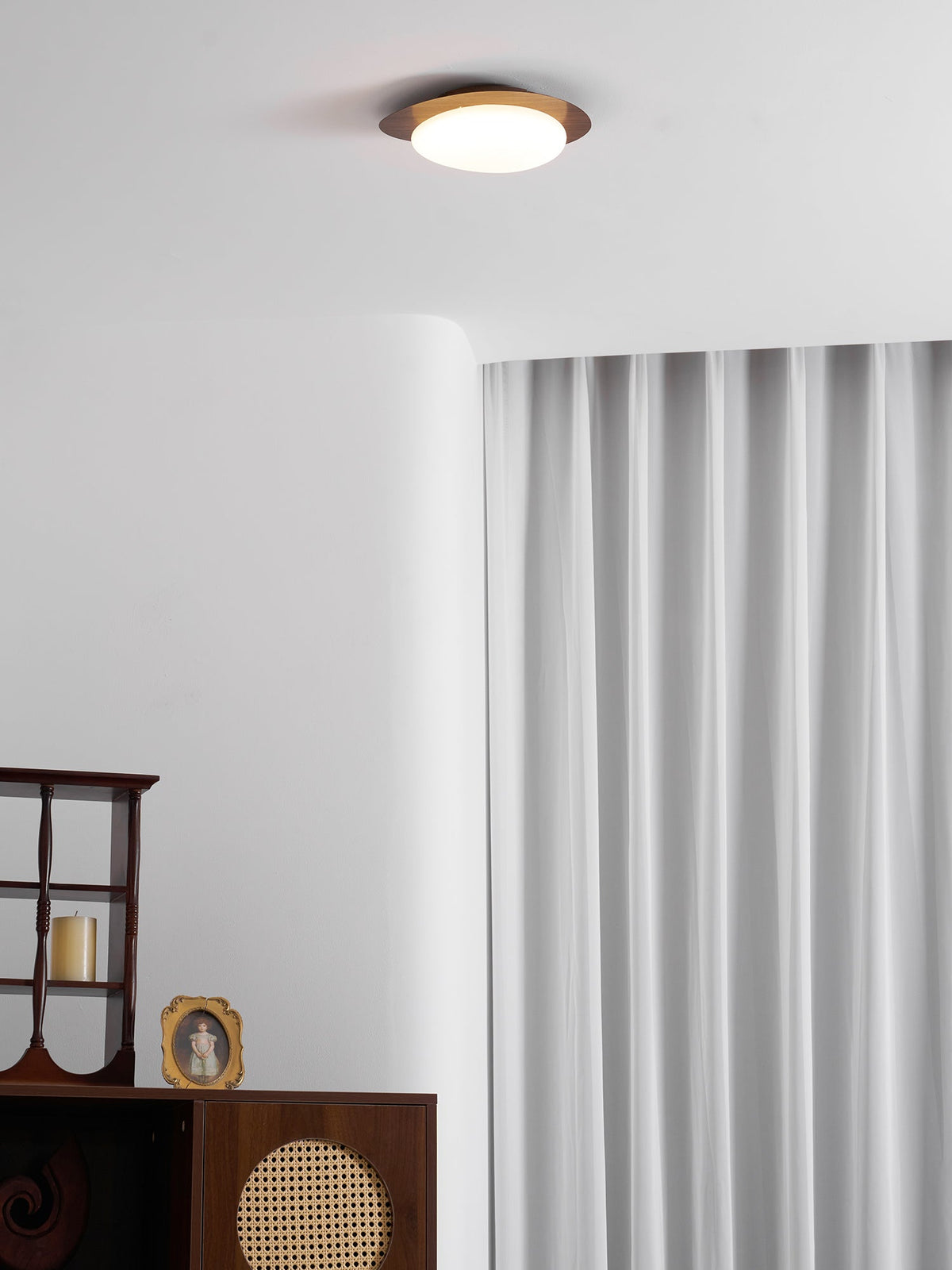 Jonoa Pebble Metal Flush Mount Ceiling Light