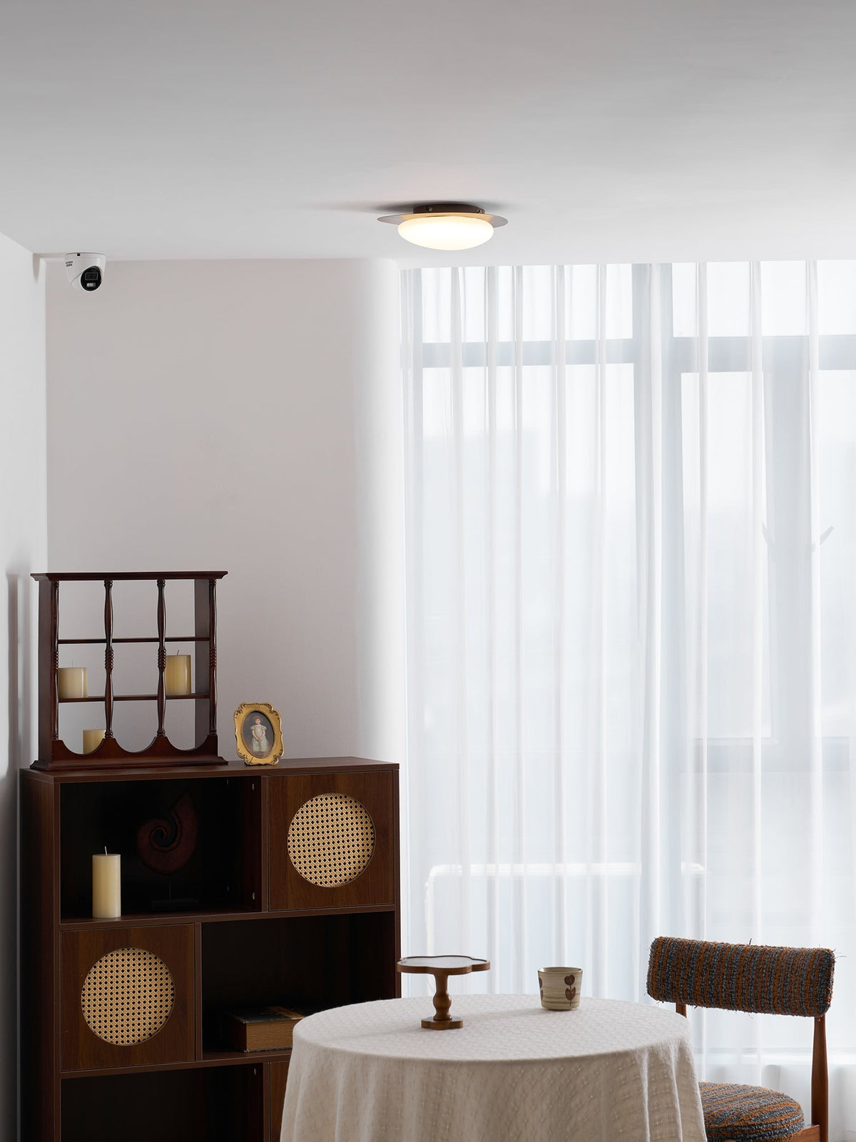 Jonoa Pebble Metal Flush Mount Ceiling Light