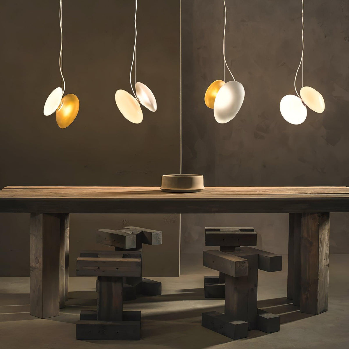 Mervan Frosted Glass Pendant Light