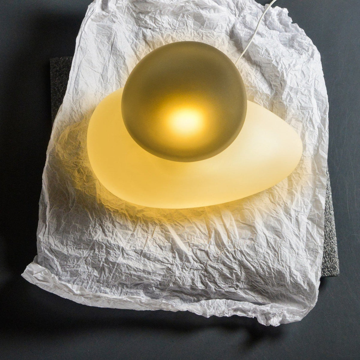 Mervan Frosted Glass Pendant Light