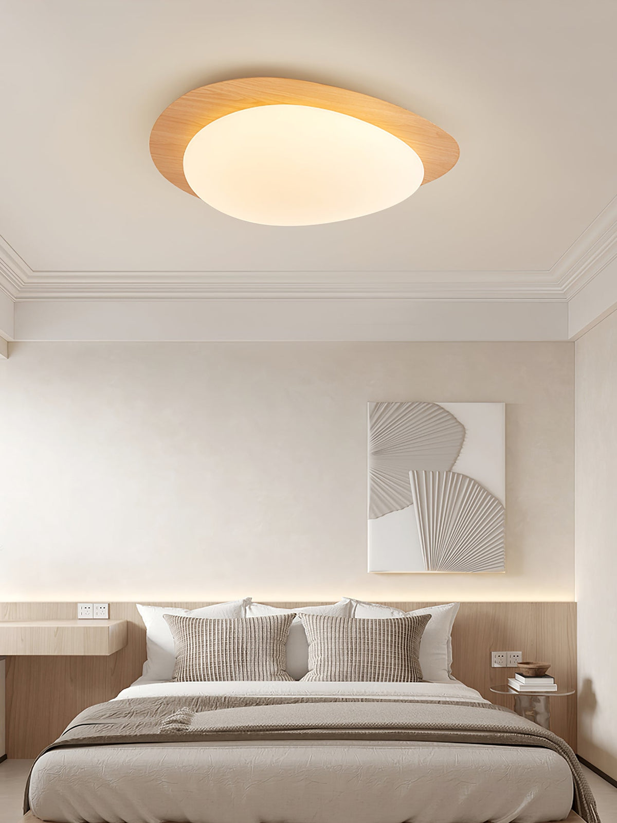 Jonoa Pebble Metal Flush Mount Ceiling Light