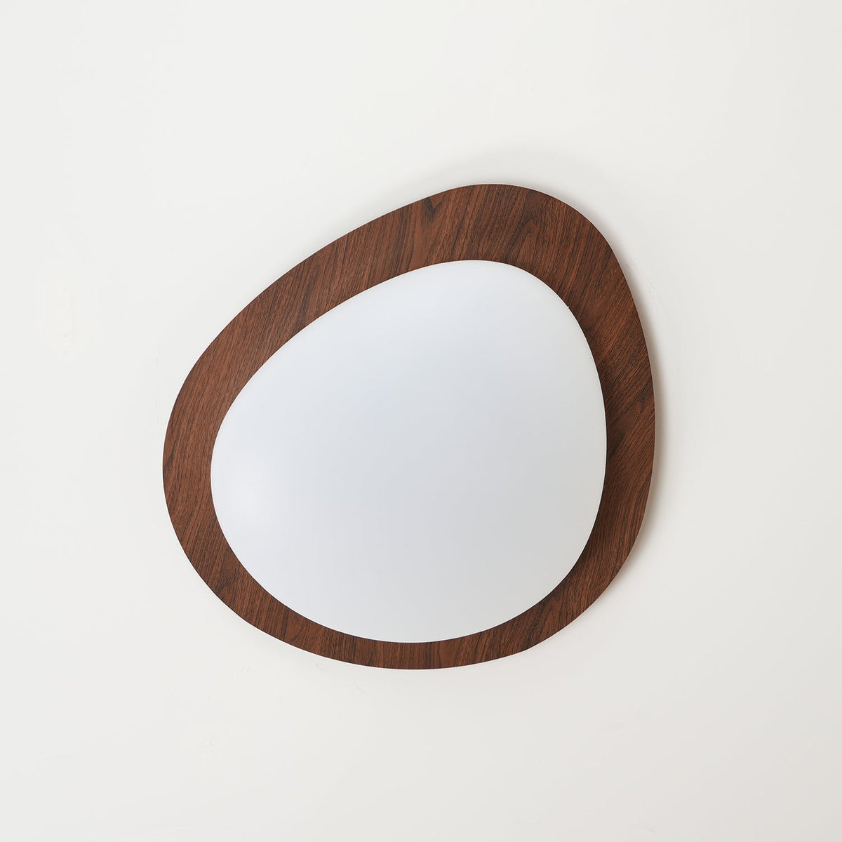 Olivier Pebble Walnut Ceiling Light