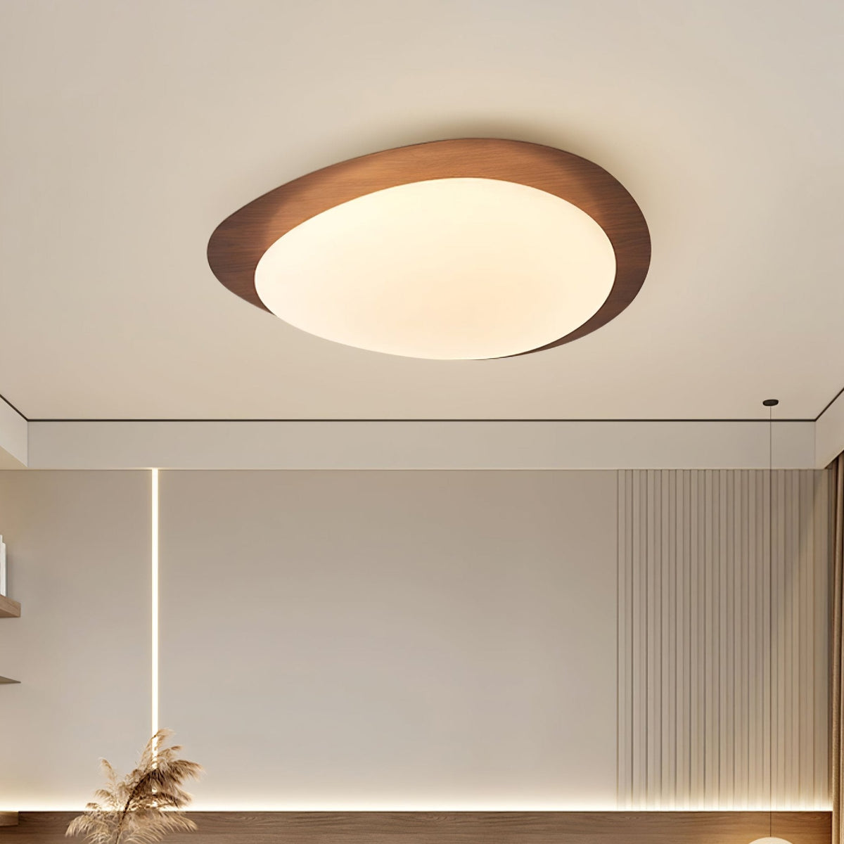 Jonoa Pebble Metal Flush Mount Ceiling Light