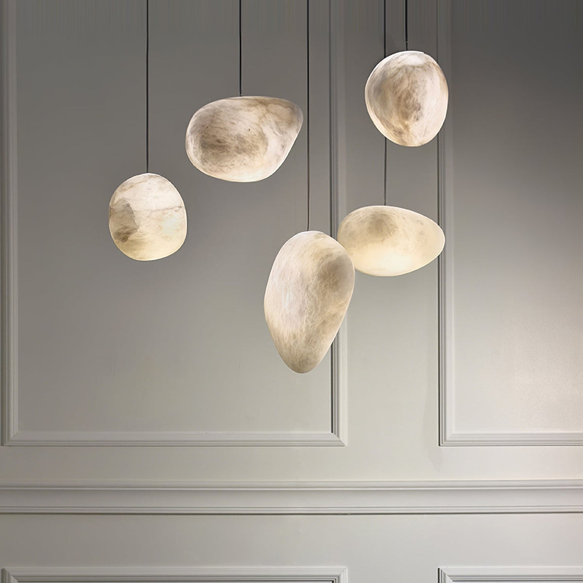 Jorveth Alabaster Pendant Light