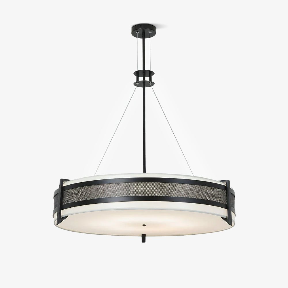 Rivanora Chandelier Pedesina Black Mesh LED