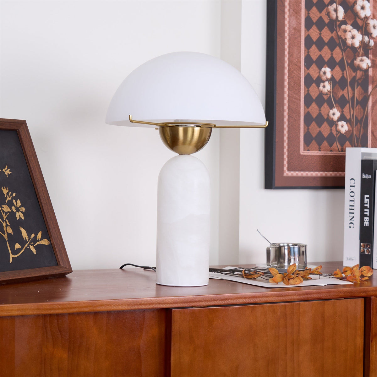 Veviniel Alabaster Table Lamp