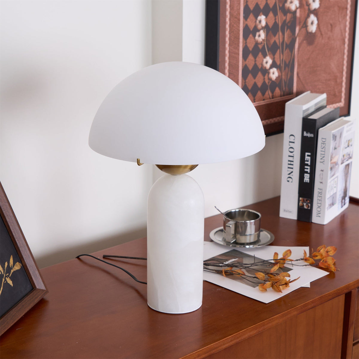 Veviniel Alabaster Table Lamp