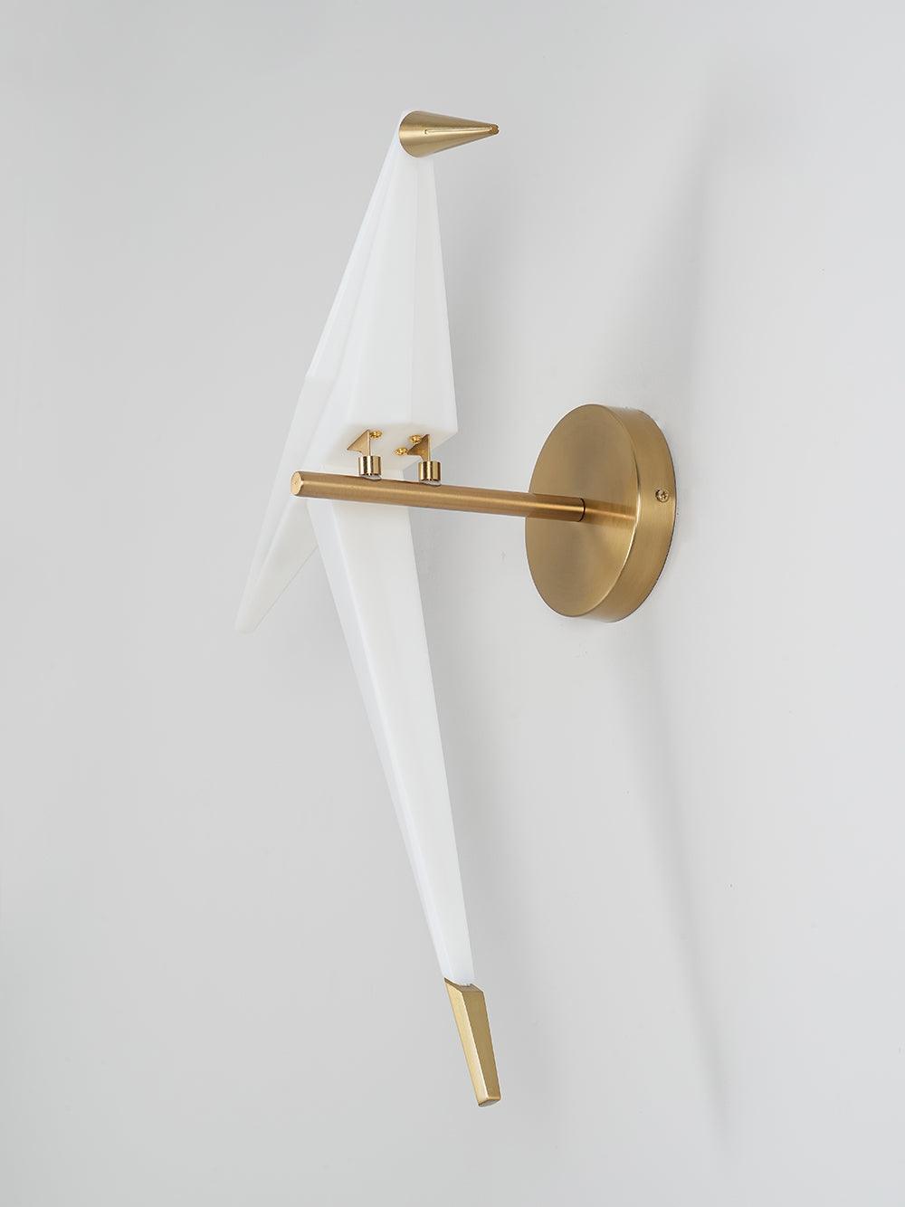 Eovela Nordic Art Paper Crane Wall Lamp