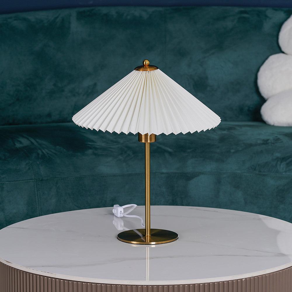 Camirir Pleated Umbrella Table Lamp