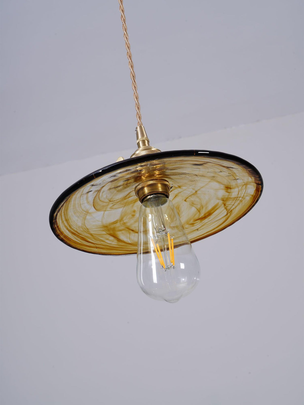 Sage Vintage Glass Pendant Light