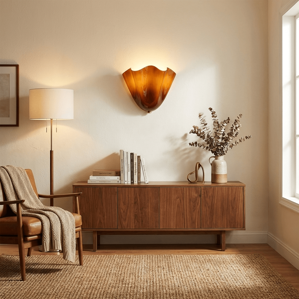 Zakia Glass Indoor Wall Light