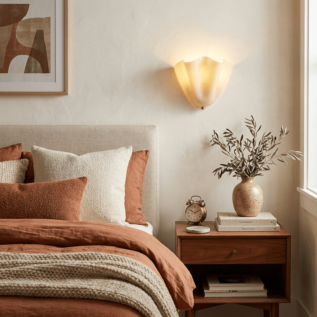 Zakia Glass Indoor Wall Light