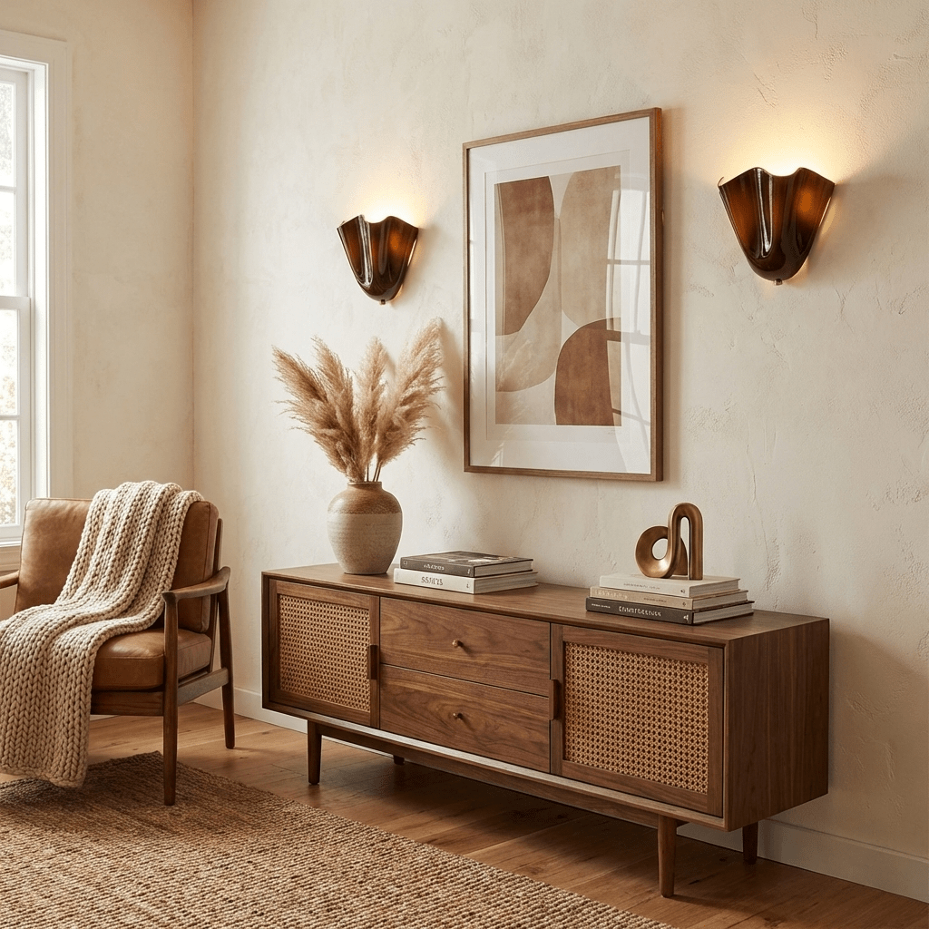 Zakia Glass Indoor Wall Light