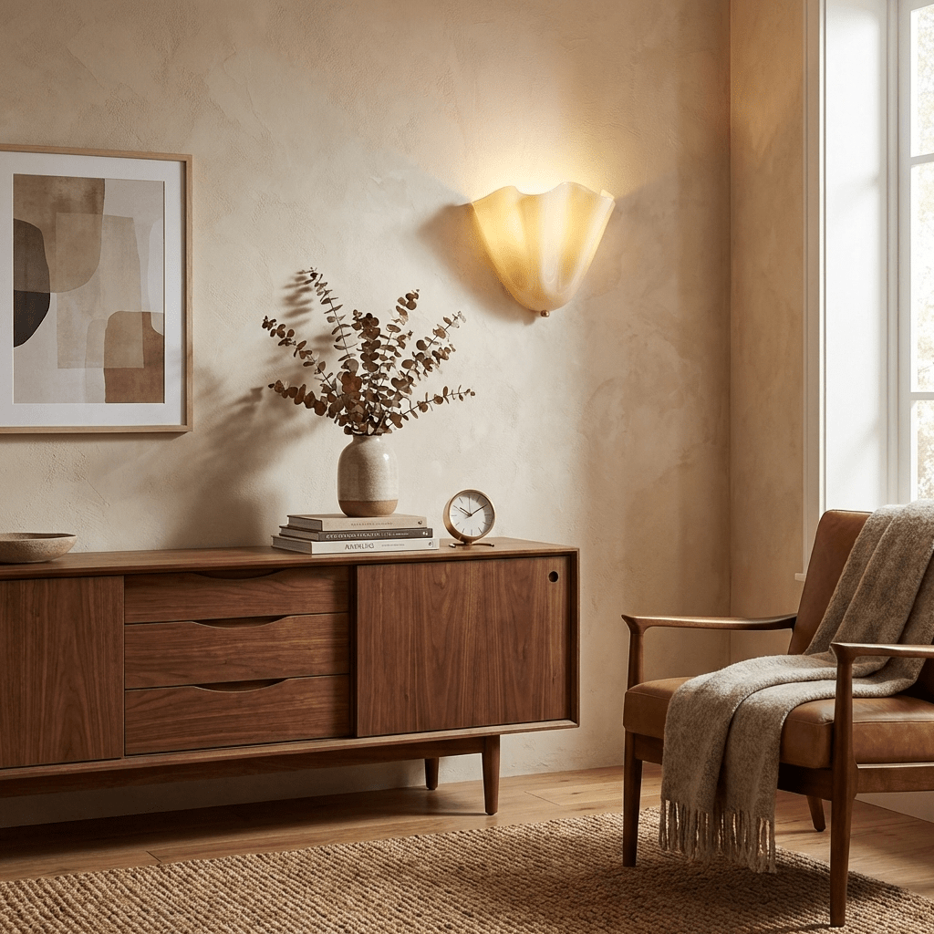 Zakia Glass Indoor Wall Light