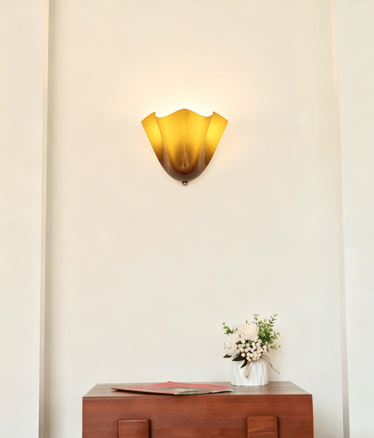 Zakia Glass Indoor Wall Light