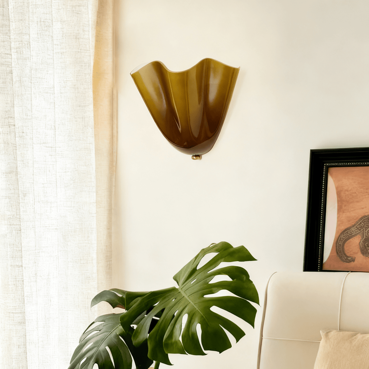 Zakia Glass Indoor Wall Light