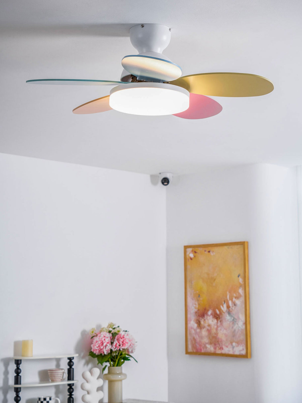 Hoda Wood Ceiling Fan Light