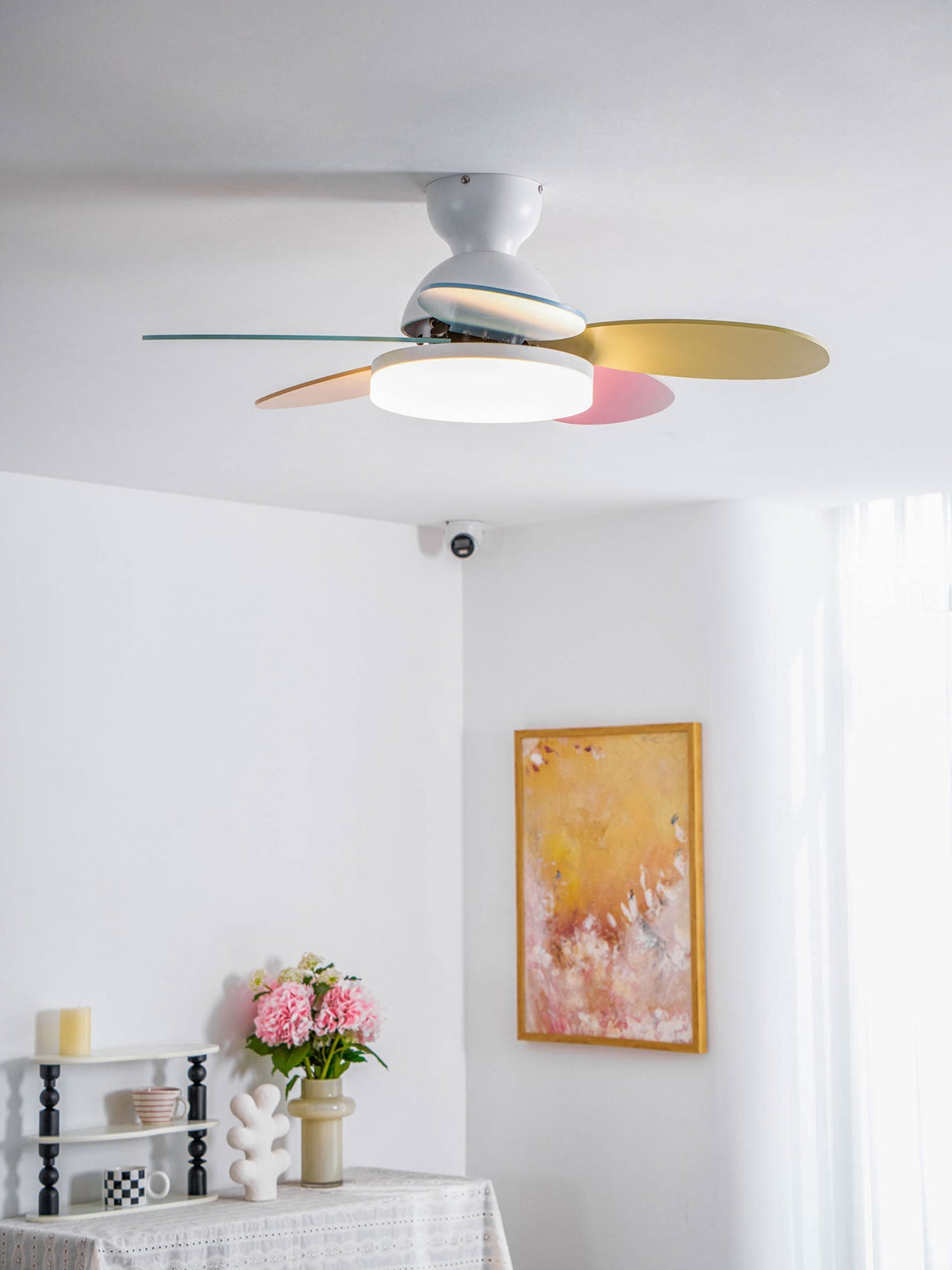 Hoda Wood Ceiling Fan Light