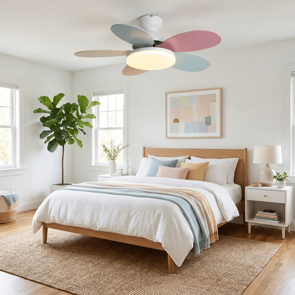 Hoda Wood Ceiling Fan Light