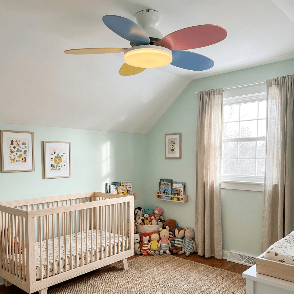 Hoda Wood Ceiling Fan Light