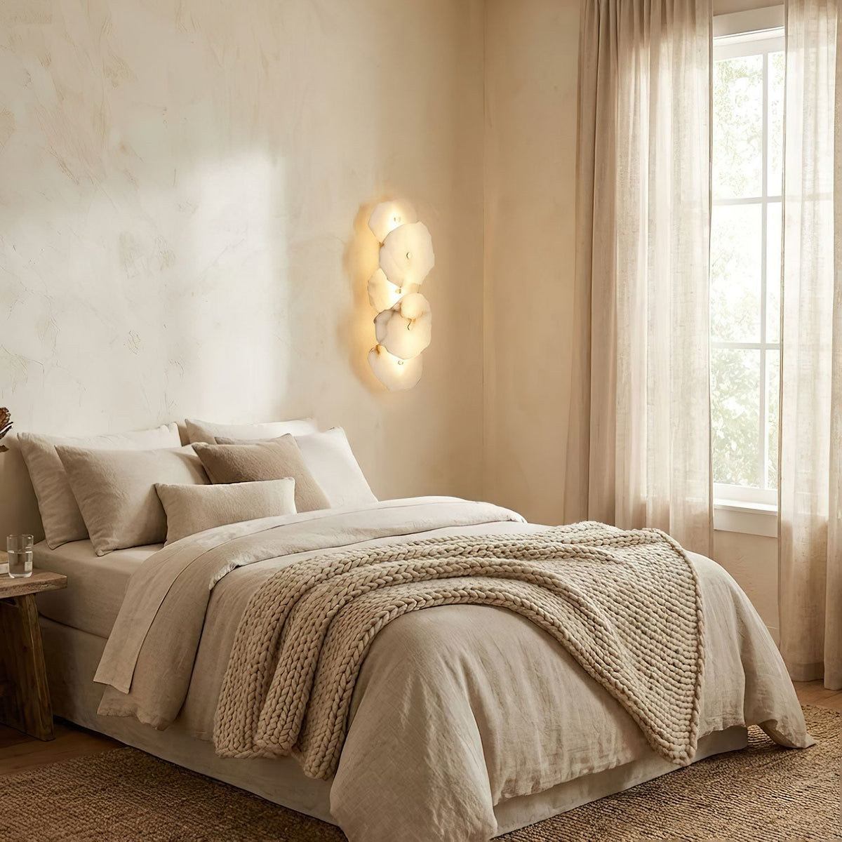 Kokai Alabaster Indoor Wall Light