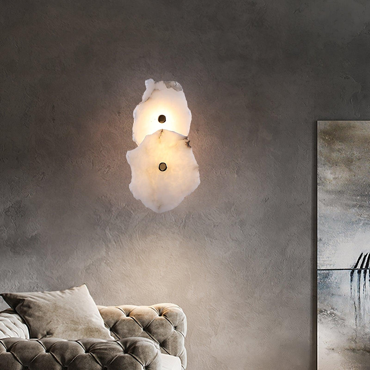 Kokai Alabaster Indoor Wall Light
