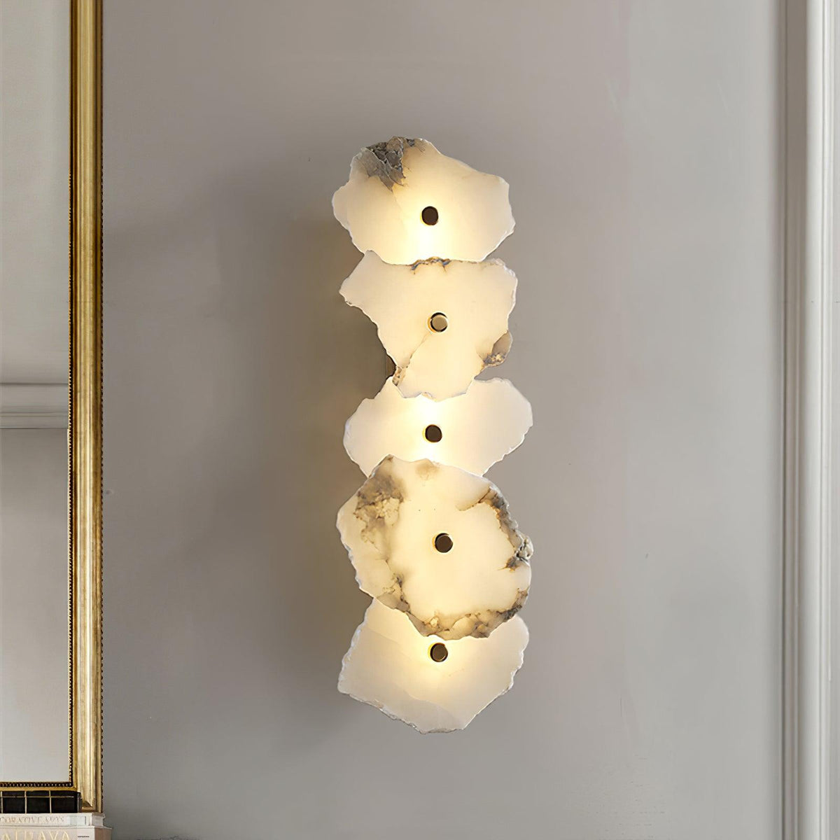 Kokai Alabaster Indoor Wall Light