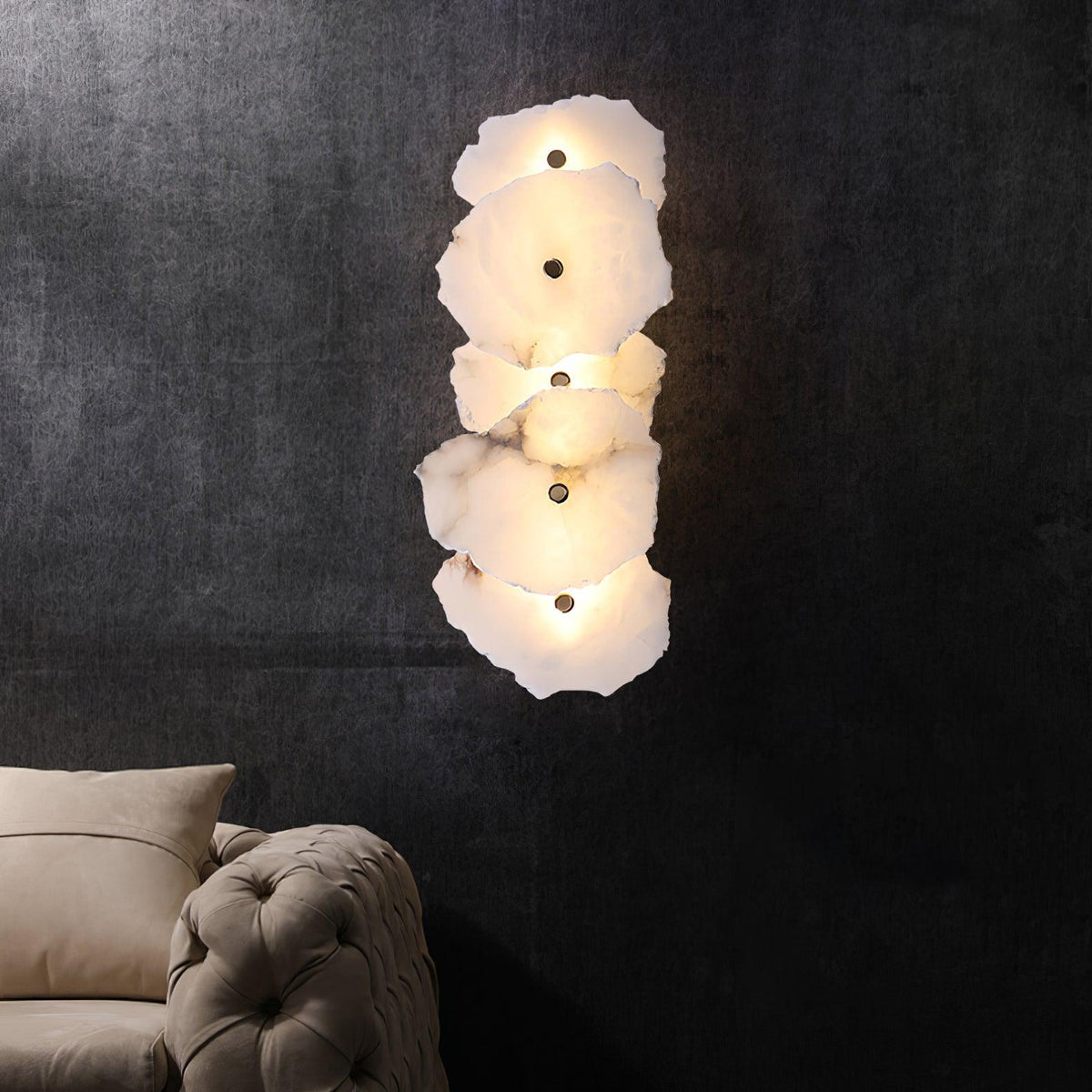 Kokai Alabaster Indoor Wall Light