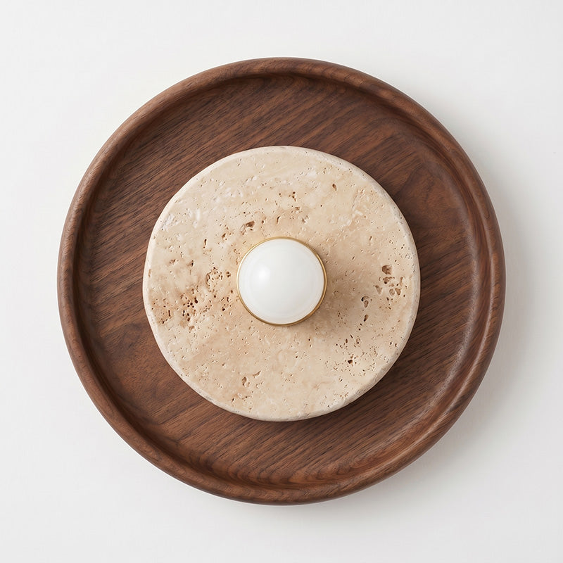 Lumenhart Travertine Wall Sconce