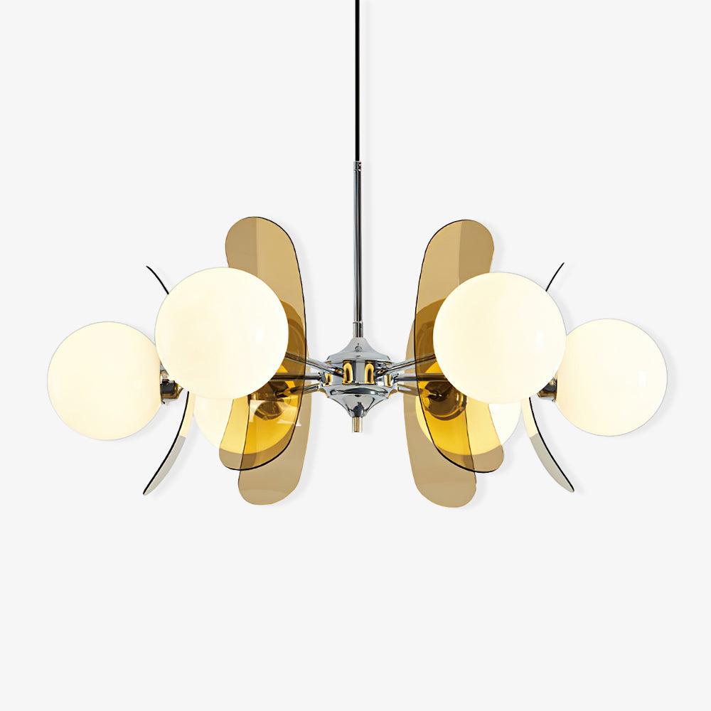 Aira  Chandelier Brown &Orange