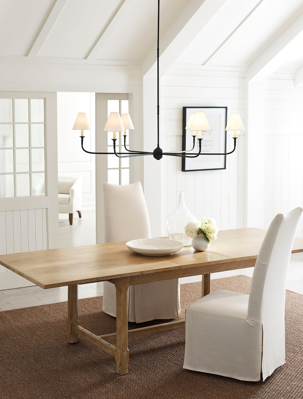 Arthaila Vintage Industrial Grande Fabric Chandelier
