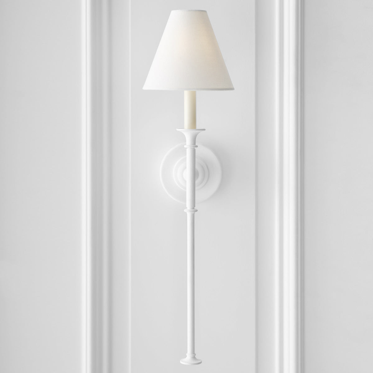 Silva Vintage Wall Lamp Fabric  Black/White/Brass  Arm