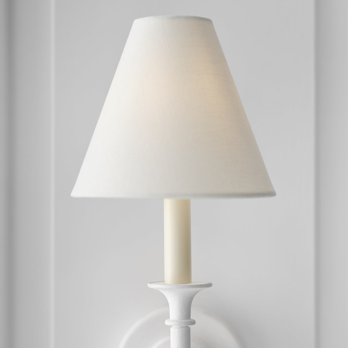 Silva Vintage Wall Lamp Fabric  Black/White/Brass  Arm