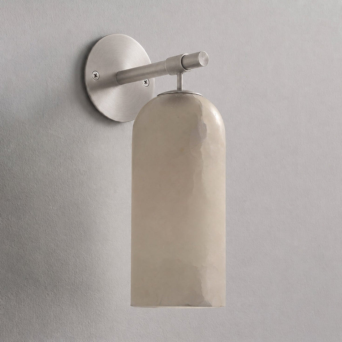 Posha Pillar Alabaster Indoor Wall Light
