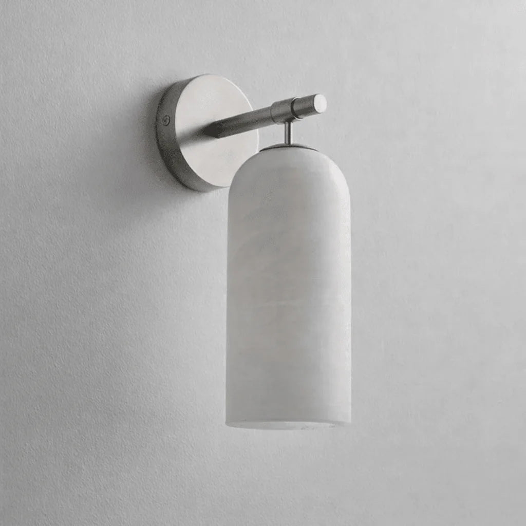 Zowen Pillar Alabaster Indoor Wall Light