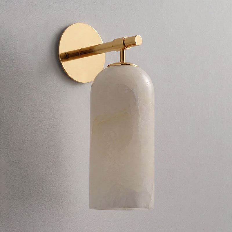 Zowen Pillar Alabaster Indoor Wall Light