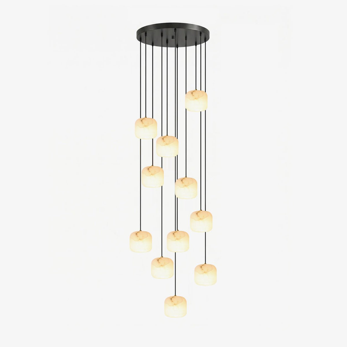 Serelle Alabaster Cluster Chandelier