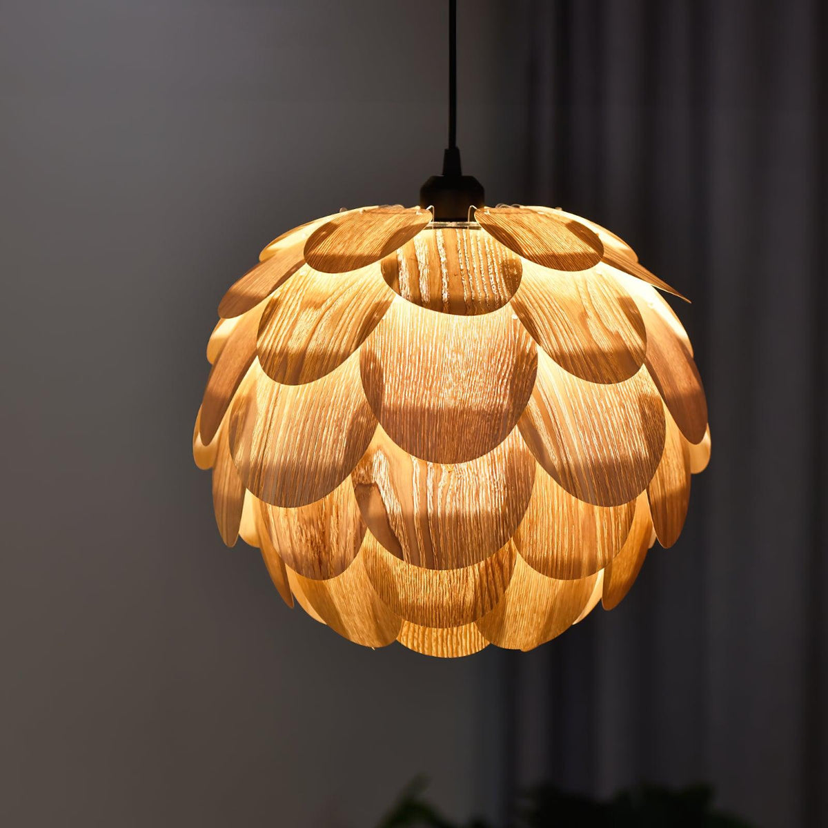 Wlara Modern Wood Pendant Light