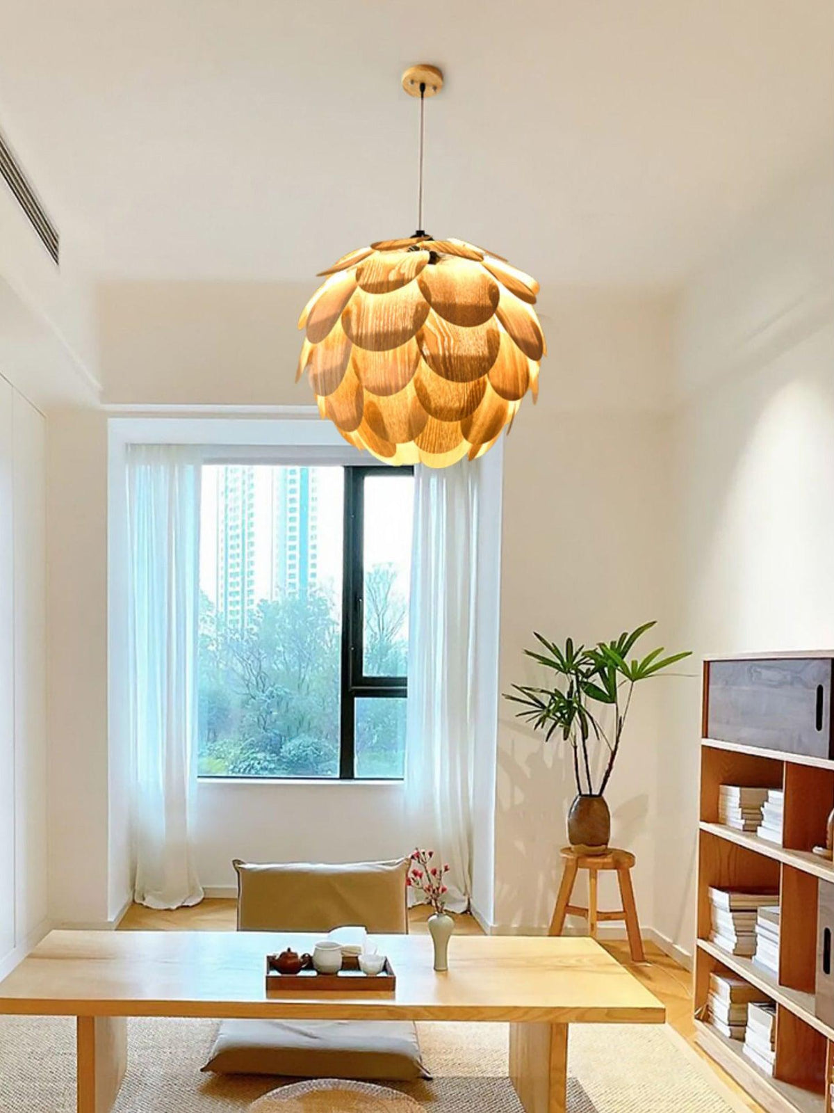 Wlara Modern Wood Pendant Light