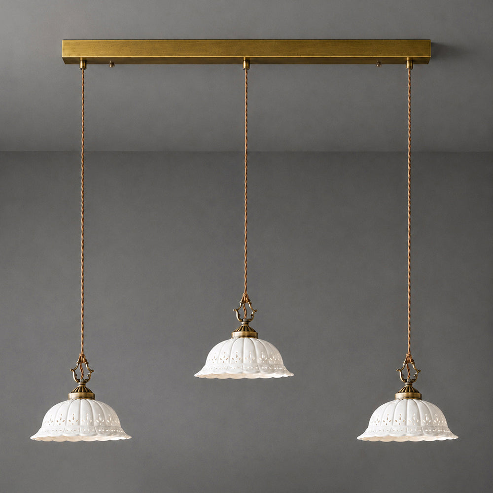 Dunleigh Ceramic Shade Pendant Light