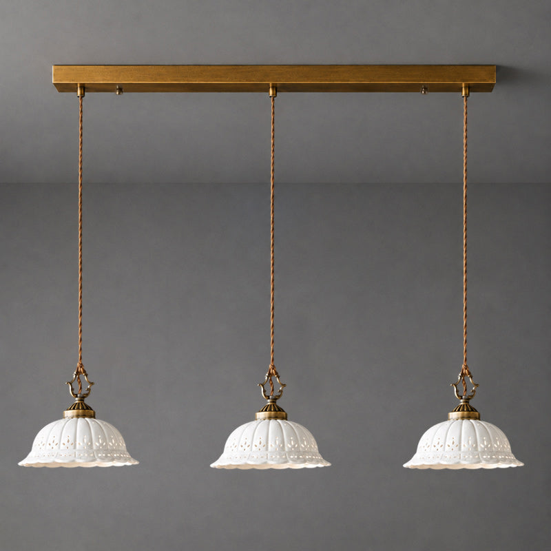 Dunleigh Ceramic Shade Pendant Light