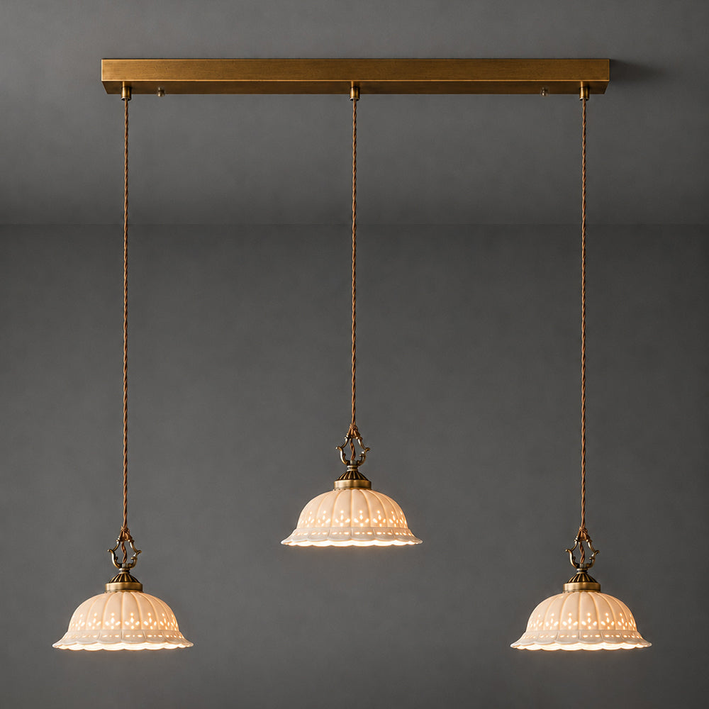 Dunleigh Ceramic Shade Pendant Light